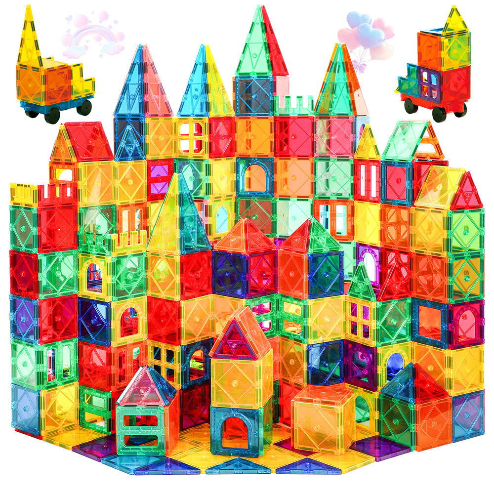 Magnetic Tiles Kids Toys STEM Magnet Toys for Toddler Magnetic Blocks Building Toys