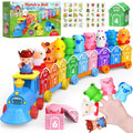 Montessori Toys for Toddlers, 20 Pcs Counting, Matching, Sorting Preschool Learning Toy Train Set