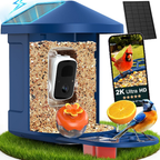 Bird Feeder with Camera with AI Identify 10000+ Birds Species, 2K Live View, Instant Arrival Alerts