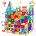 Magnetic Tiles Kids Toys, Magnetic Blocks Building Construction STEM Sensory Toys for Toddler