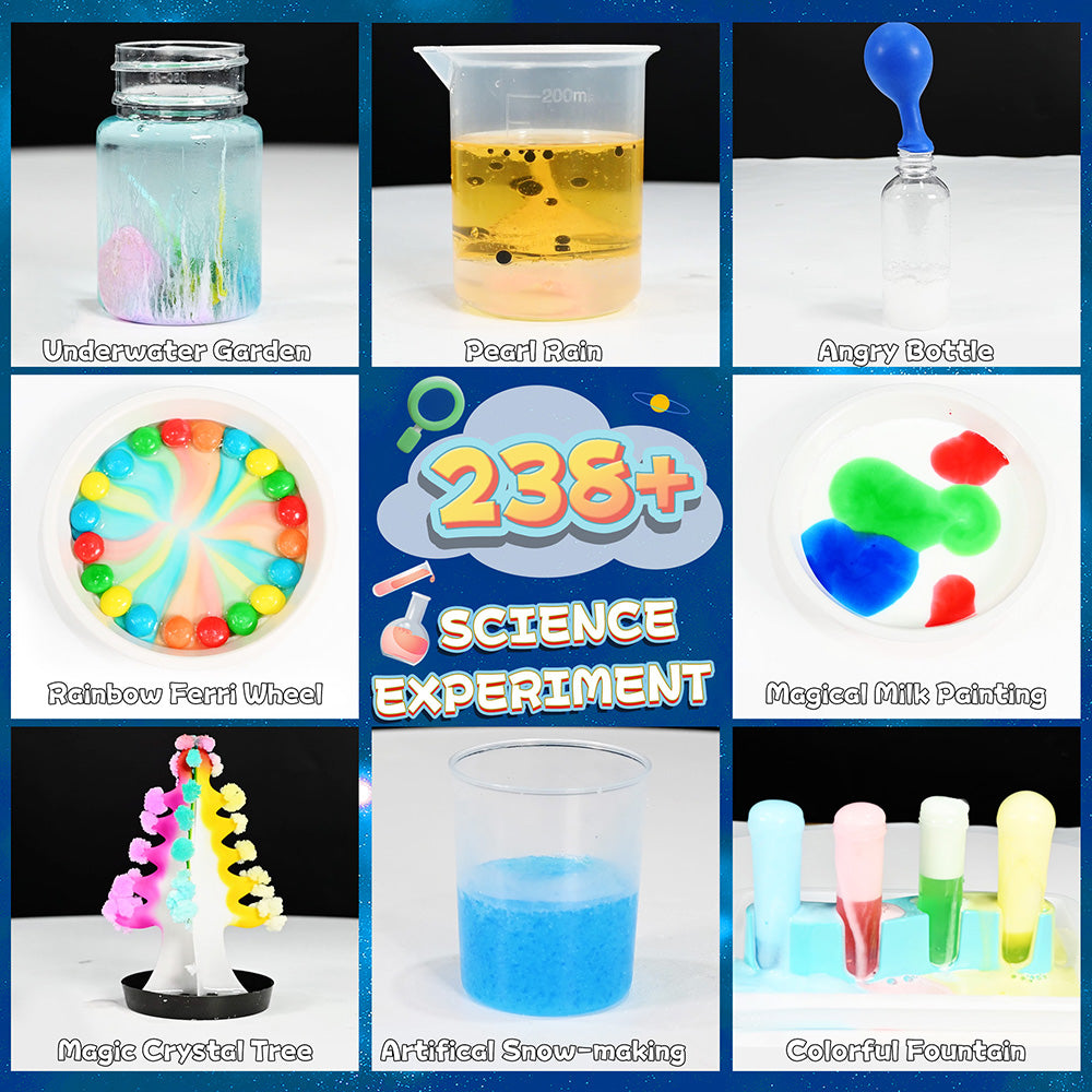 238+ Lab Experiments Science Kits for Kids STEM Educational Toys Gifts for Boys Girls Age 5-12