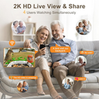 Smart Bird Feeder with Camera, 2K Video Bird Camera Feeder Live with 32GB Card, AI Identify, Ideal Gift for Birds Lover