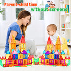 Magnetic Tiles Building Blocks Stem Toys for 3+ Year Old Boys and Girls Montessori Toys