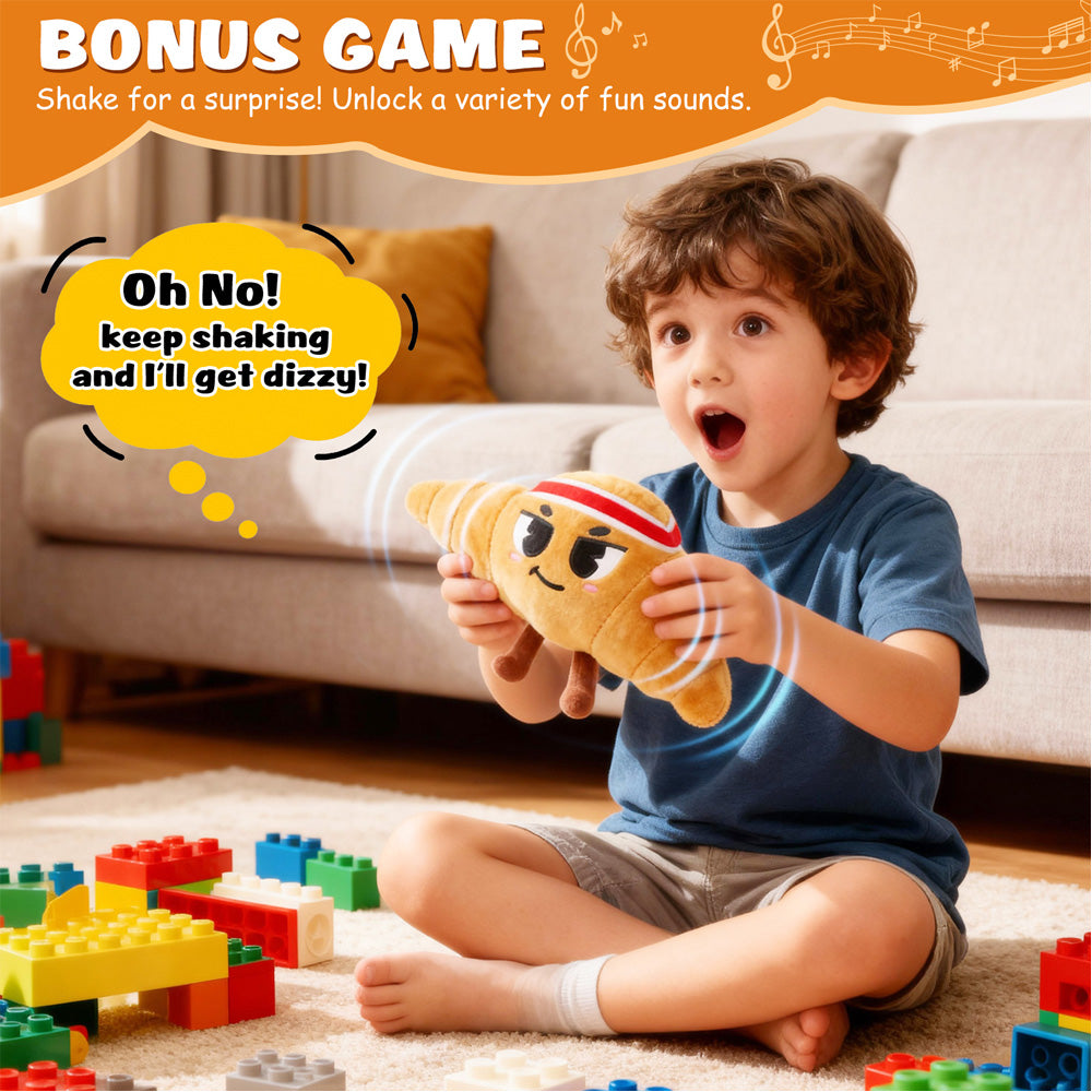 Flip & Pass the Croissant, Electronic Interactive Game, Hilarious Family Party Games for Kids Ages 3, 4-8+