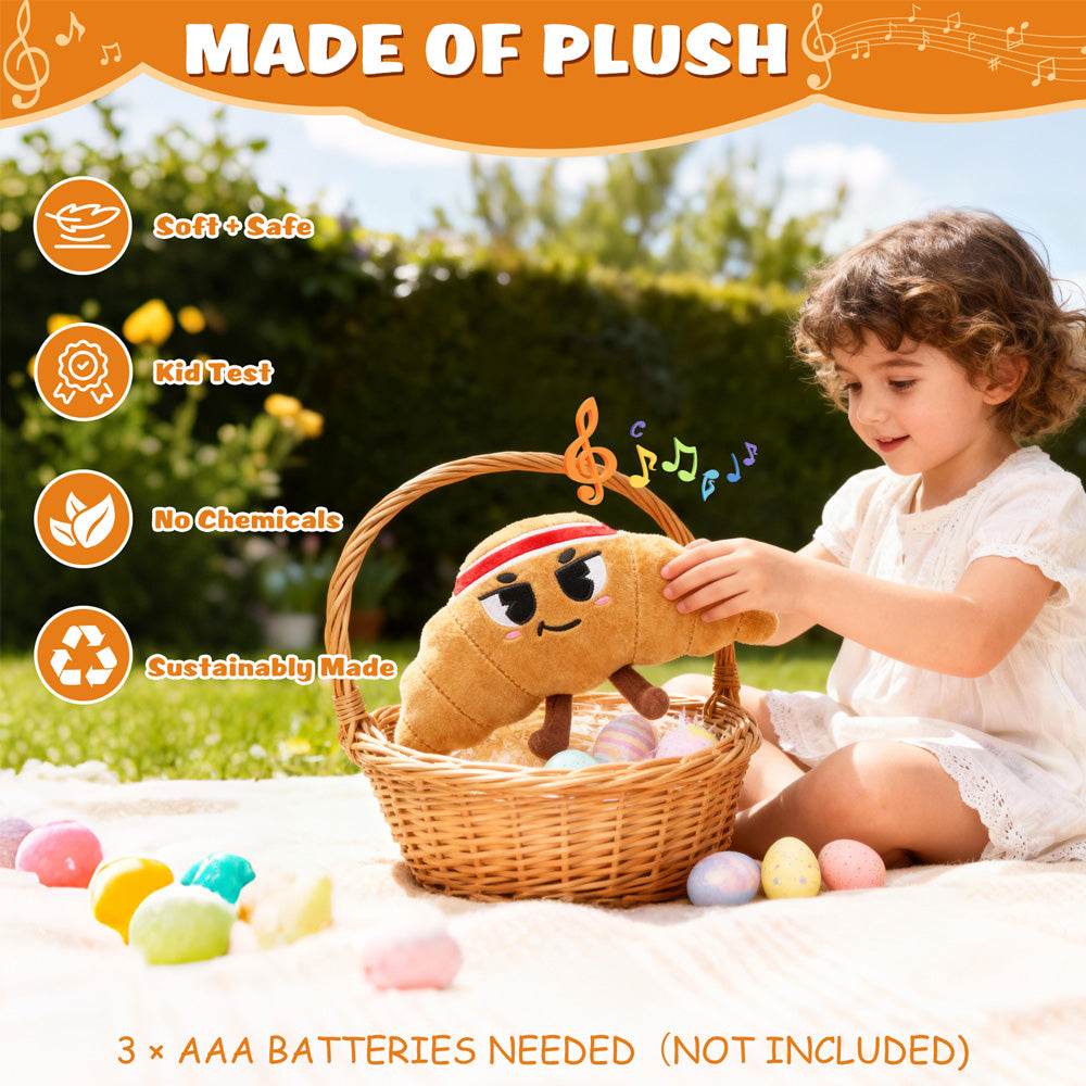 Flip & Pass the Croissant, Electronic Interactive Game, Hilarious Family Party Games for Kids Ages 3, 4-8+