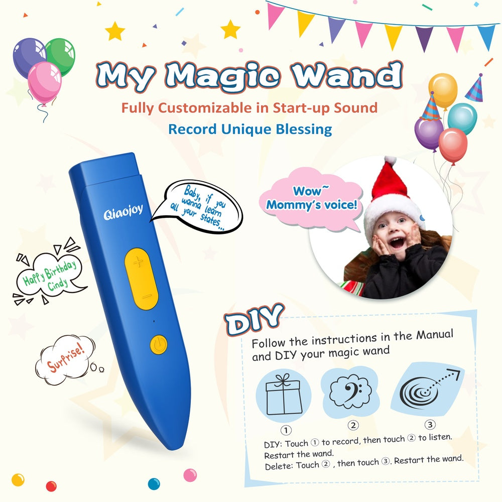 Bilingual Interactive USA Map for Kids, Talking Educational Geography Toy with Quiz Games for Boys Girls Ages 3-12