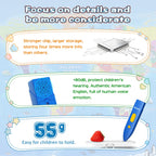 Bilingual Interactive World Map for Kids, Talking Geography Learning Toy with Quiz Games for Ages 3-12，Birthday Gifts