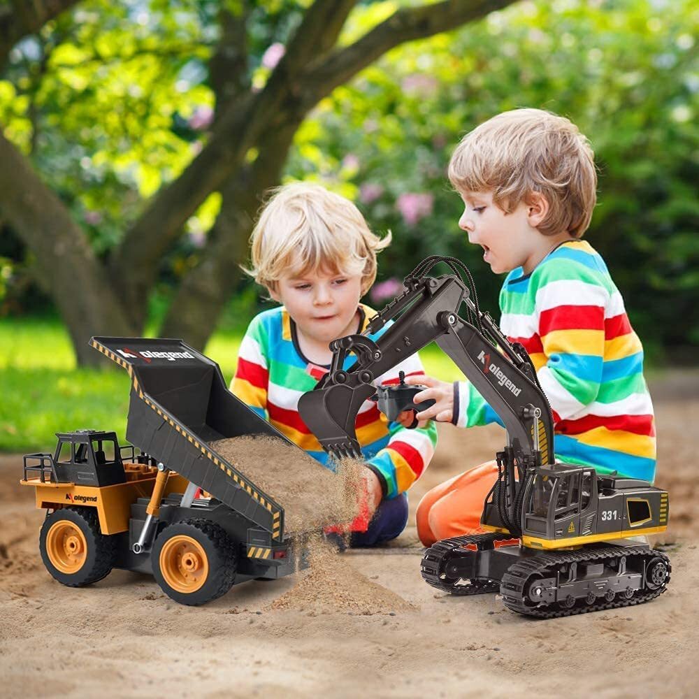 Remote Control Dump Truck RC Truck Construction Vehicle Truck Toys with Rechargeable