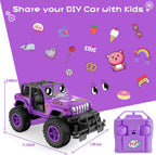 NQD RC Cars 1:16 Scale Remote Control Jeep Car 80 Min Playtime 2.4Ghz Off-Road RC Trucks for for Toddlers Girls Kids