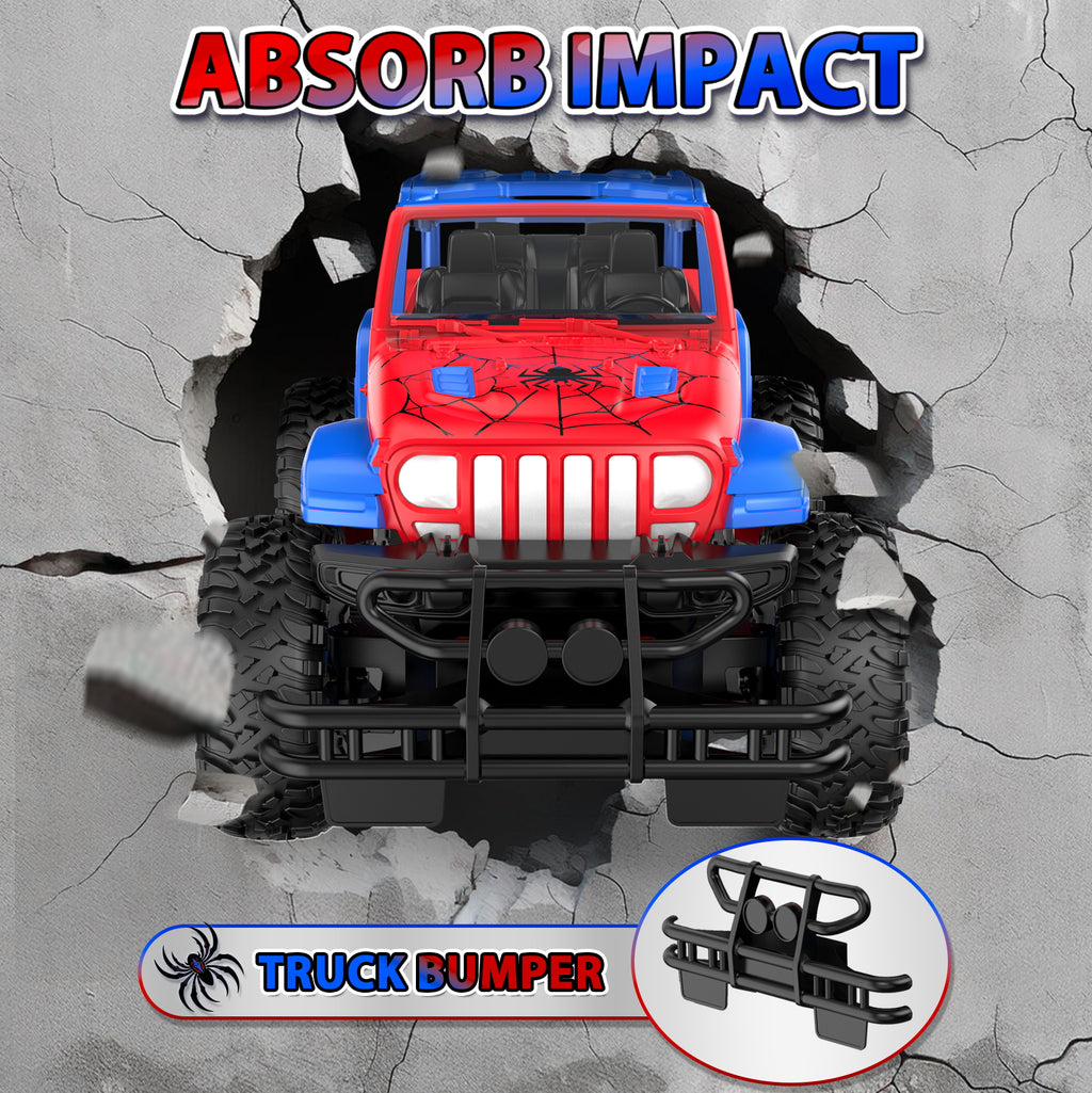 NQD 1:16 2.4Ghz Off Road RC Truck, 80 Mins Play with Stickers, Remote Control Car Gift for Girls Ages 3-6