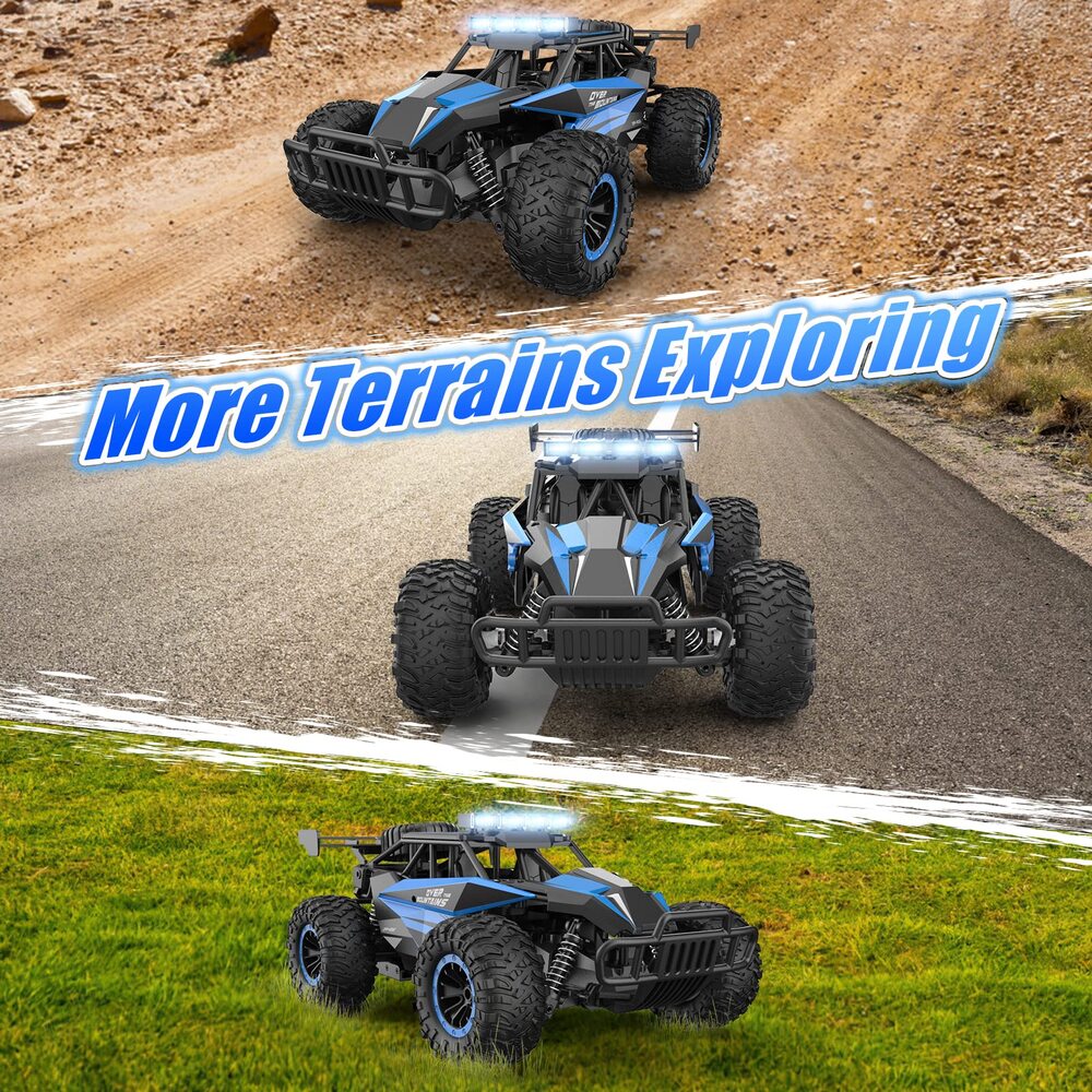 Remote Control Car 2.4GZh High Speed 25km/h 50+min with LED Headlight
