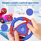 NQD Toddler Spider RC Car: Cartoon Race Toy with Music & Lights, Safe ABS Gift for Kids Boys Girls 3-7