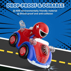 NQD Toddler Spider RC Car: Cartoon Race Toy with Music & Lights, Safe ABS Gift for Kids Boys Girls 3-7